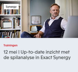 Exact webinar: Up-to-date inzicht met de spilanalyse in Exact Synergy